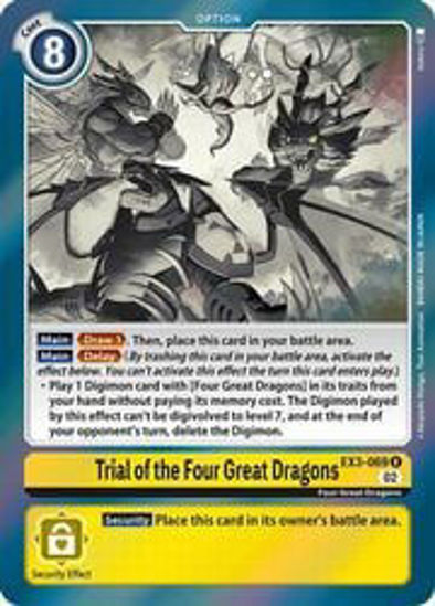 Trial of the Four Great Dragons - EX3-069 - Rare Foil