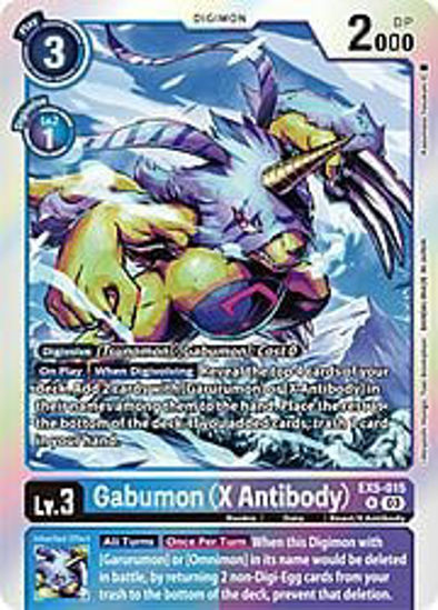 Gabumon (X Antibody) - EX5-015 - Rare Foil