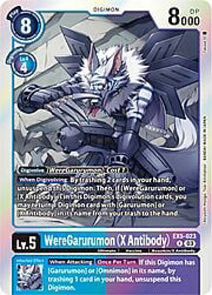 WereGarurumon (X Antibody) - EX5-023 - Rare Foil