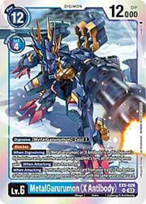 MetalGarurumon (X Antibody) - EX5-026 - Super Rare Foil