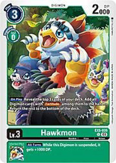 Hawkmon - EX5-035 - Common Foil