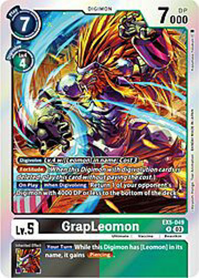 GrapLeomon - EX5-049 - Rare Foil