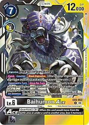 Baihumon Ace - EX5-053 - Rare Foil