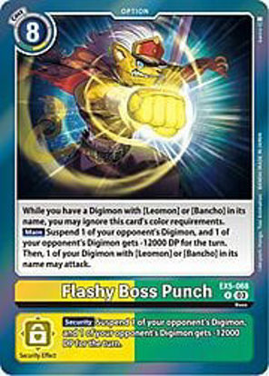 Flashy Boss Punch - EX5-068 - Rare Foil