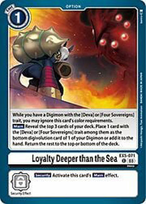 Loyalty Deeper than the Sea - EX5-071 - Common Foil