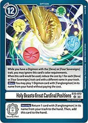 Holy Beasts Great Cardinal Positions - EX5-072 - Uncommon