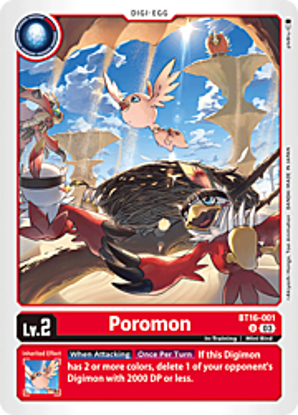 Poromon - BT16-001 - Uncommon