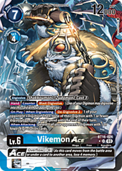 Vikemon Ace (Alternate Art) - BT16-026a - Super Rare Foil