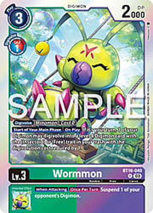 Wormmon - BT16-040 - Rare Foil