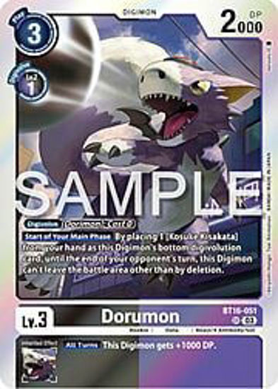 Dorumon - BT16-051 - Super Rare Foil