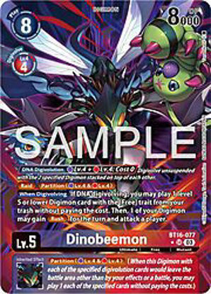 Dinobeemon (Alternate Art) - BT16-077a - Super Rare Foil