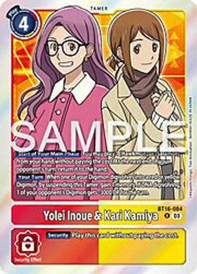 Yolei Inoue & Kari Kamiya - BT16-084 - Rare Foil