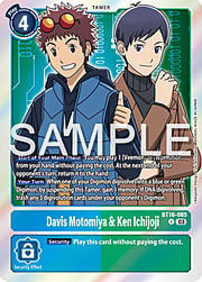 Davis Motomiya & Ken Ichijoji - BT16-085 - Rare Foil