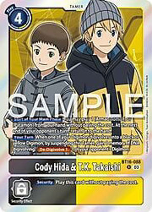 Cody Hida & T.K. Takaishi - BT16-088 - Rare Foil