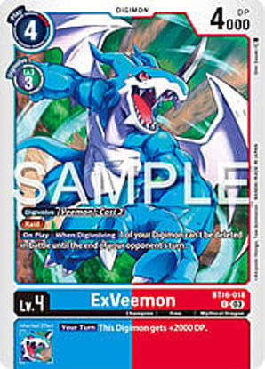 ExVeemon - BT16-018 - Common Foil