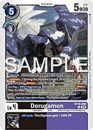 Dorugamon - BT16-058 - Common Foil