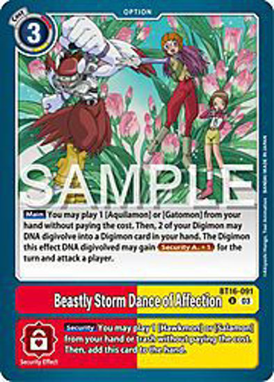 Beastly Storm Dance of Affection - BT16-091 - Uncommon