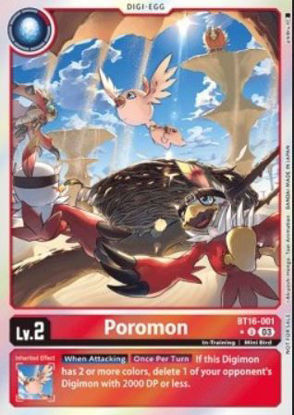 Poromon - BT16-001 (Alternate Art) - Uncommon