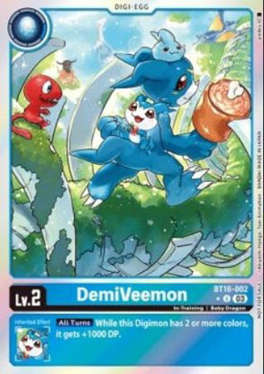 DemiVeemon - BT16-002 (Alternate Art) - Uncommon