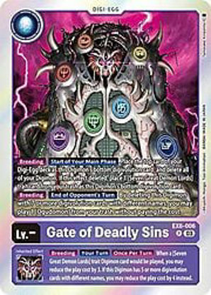 Gate of Deadly Sins - EX6-006 - Rare Foil