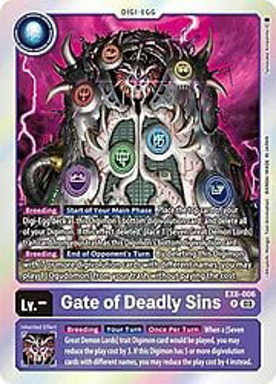 Gate of Deadly Sins - EX6-006 - Rare Foil