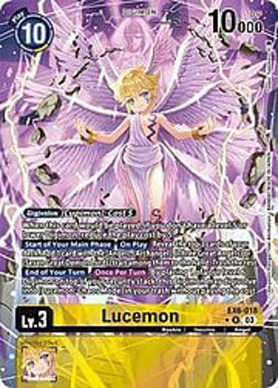 Lucemon (Alternate Art) - EX6-018a - Rare Foil