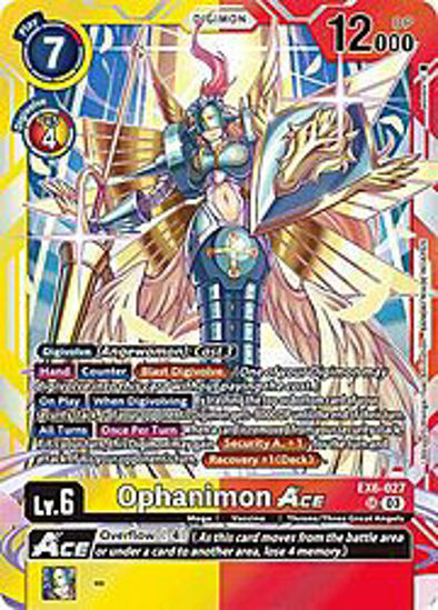 Ophanimon Ace - EX6-027 - Super Rare Foil