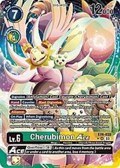 Cherubimon Ace (Alternate Art) - EX6-035a - Super Rare Foil