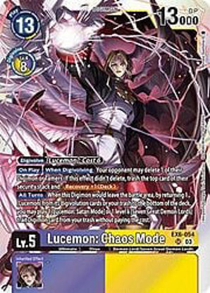 Lucemon: Chaos Mode - EX6-054 - Super Rare Foil