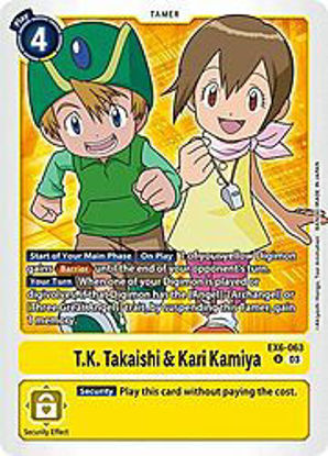 T.K. Takaishi & Kari Kamiya - EX6-063 - Uncommon