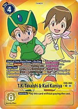 T.K. Takaishi & Kari Kamiya (Promo)- EX6-063p - Uncommon