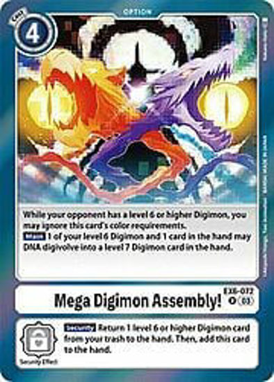 Mega Digimon Assembly! - EX6-072 - Rare Foil