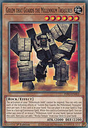 Golem that Guards the Millennium Treasures - INFO-EN002 - Common 1st Edition