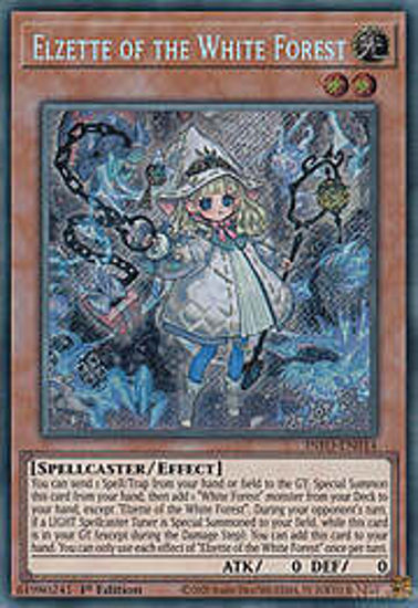 Elzette of the White Forest - INFO-EN014 - Secret Rare 1st Edition