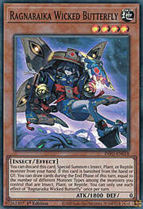 Ragnaraika Wicked Butterfly - INFO-EN018 - Super Rare 1st Edition