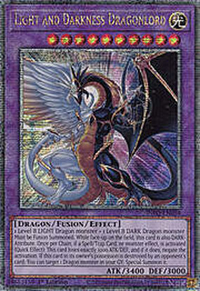 Light and Darkness Dragonlord - INFO-EN034 - Quarter Century Secret Rare 1st Edition