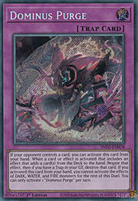 Dominus Purge - INFO-EN078 - Secret Rare 1st Edition