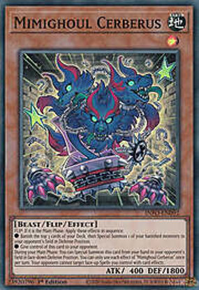 Mimighoul Cerberus - INFO-EN092 - Super Rare 1st Edition