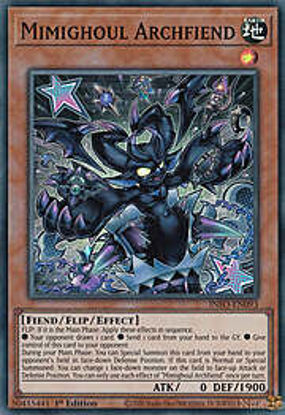 Mimighoul Archfiend - INFO-EN093 - Super Rare 1st Edition