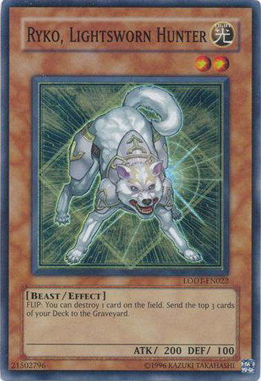 Ryko, Lightsworn Hunter - LODT-EN022 - Super Rare Unlimited