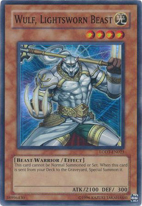 Wulf, Lightsworn Beast - LODT-EN023 - Super Rare Unlimited