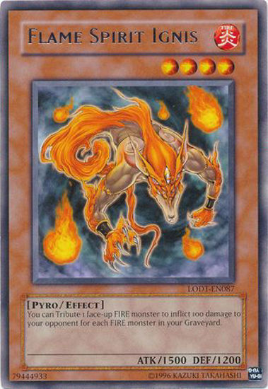 Flame Spirit Ignis - LODT-EN087 - Rare Unlimited