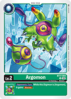 Argomon - BT17-004 - Uncommon