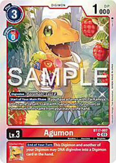 Agumon - BT17-007 - Rare Foil