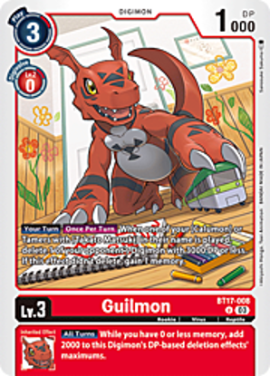 Guilmon - BT17-008 - Uncommon