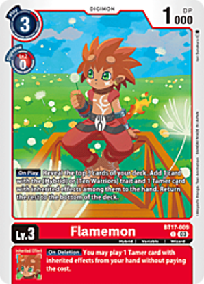 Flamemon - BT17-009 - Common Foil