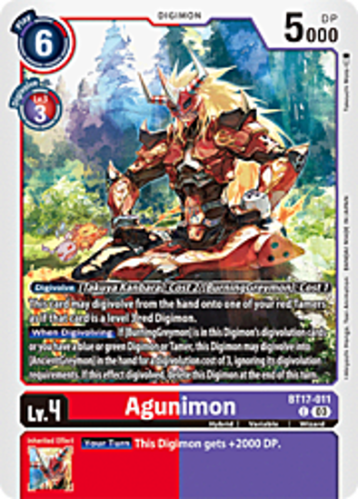 Agunimon - BT17-011 - Common Foil