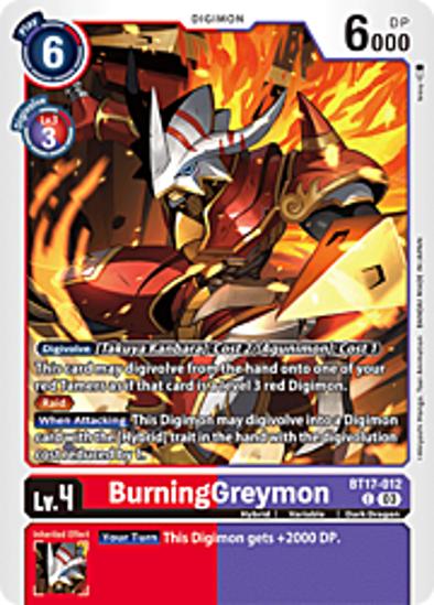 BurningGreymon - BT17-012 - Common Foil