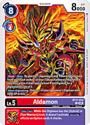 Aldamon - BT17-014 - Common Foil