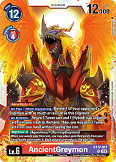 AncientGreymon - BT17-017 - Super Rare Foil